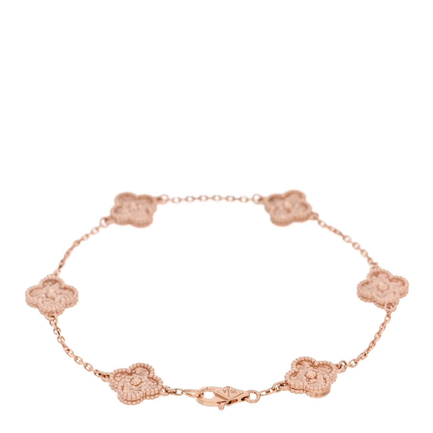 18K Rose Gold 6 Motifs Sweet Alhambra Bracelet