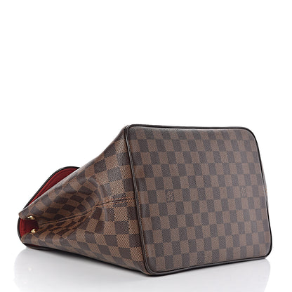 Louis Vuitton Damier Ebene Bergamo MM 4 of 9