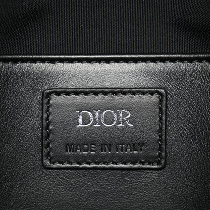 Christian Dior Oblique Mink Fur Saddle Soft Bag Dark Grey 7 of 10
