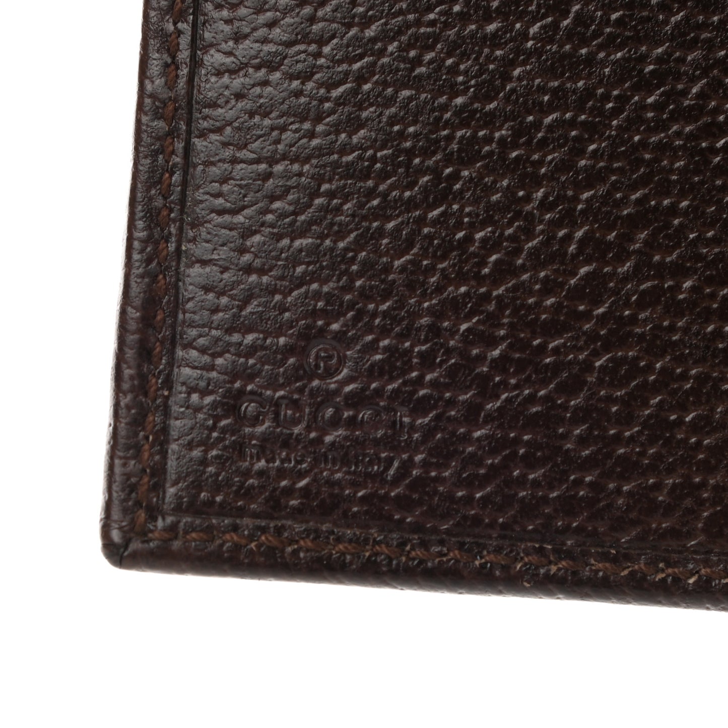 Monogram Metal Bar Continental Flap Wallet Brown