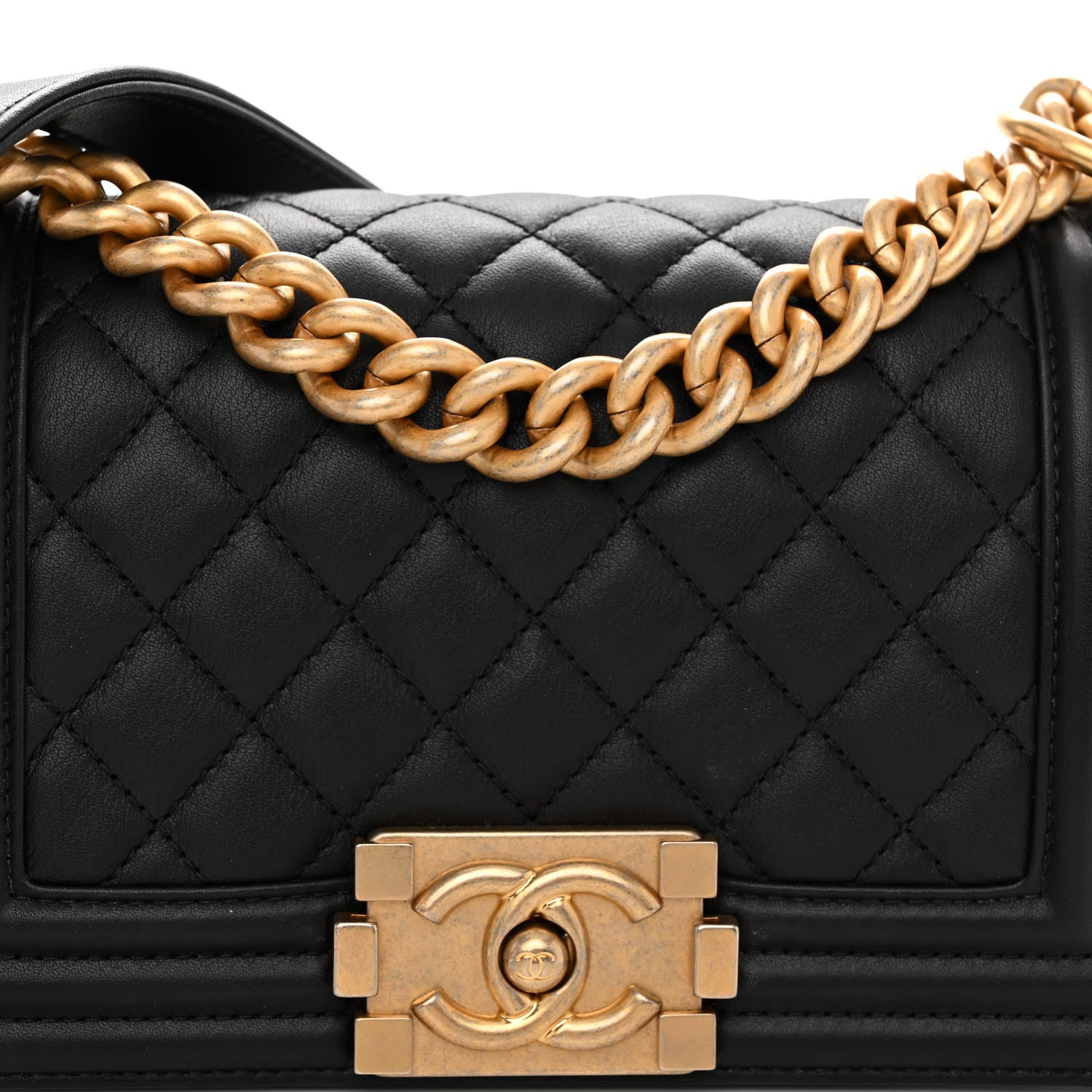 Chanel Calfskin Quilted Small Boy Flap Black 8 of 10