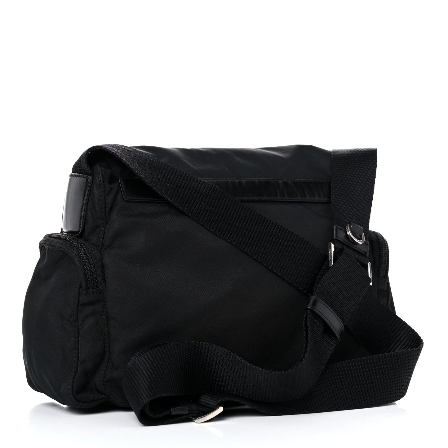 Nylon Vela Messenger Black