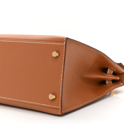 Hermes Epsom Kelly Sellier 28 Gold 10 of 13