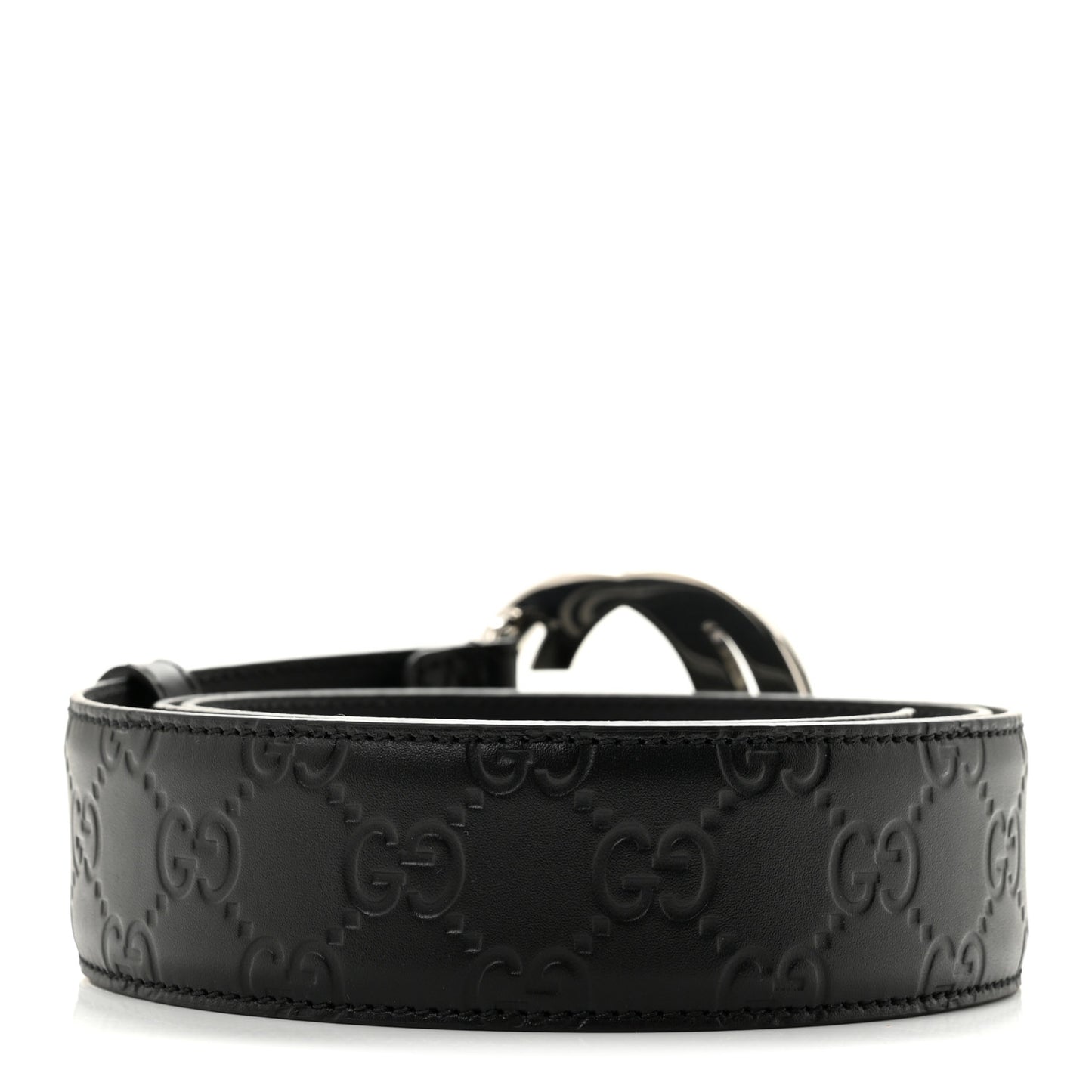 Guccissima Interlocking G 40mm Belt 100 40 Black