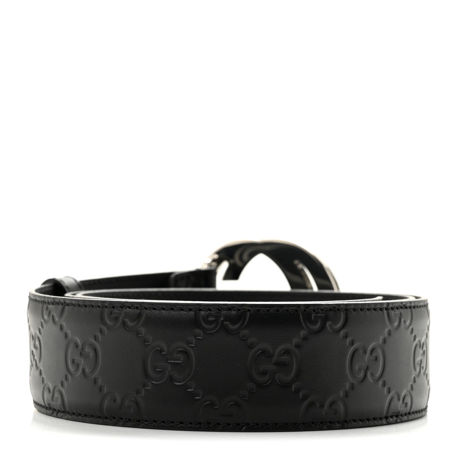 Gucci Guccissima Interlocking G 40mm Belt 100 40 Black 2 of 6