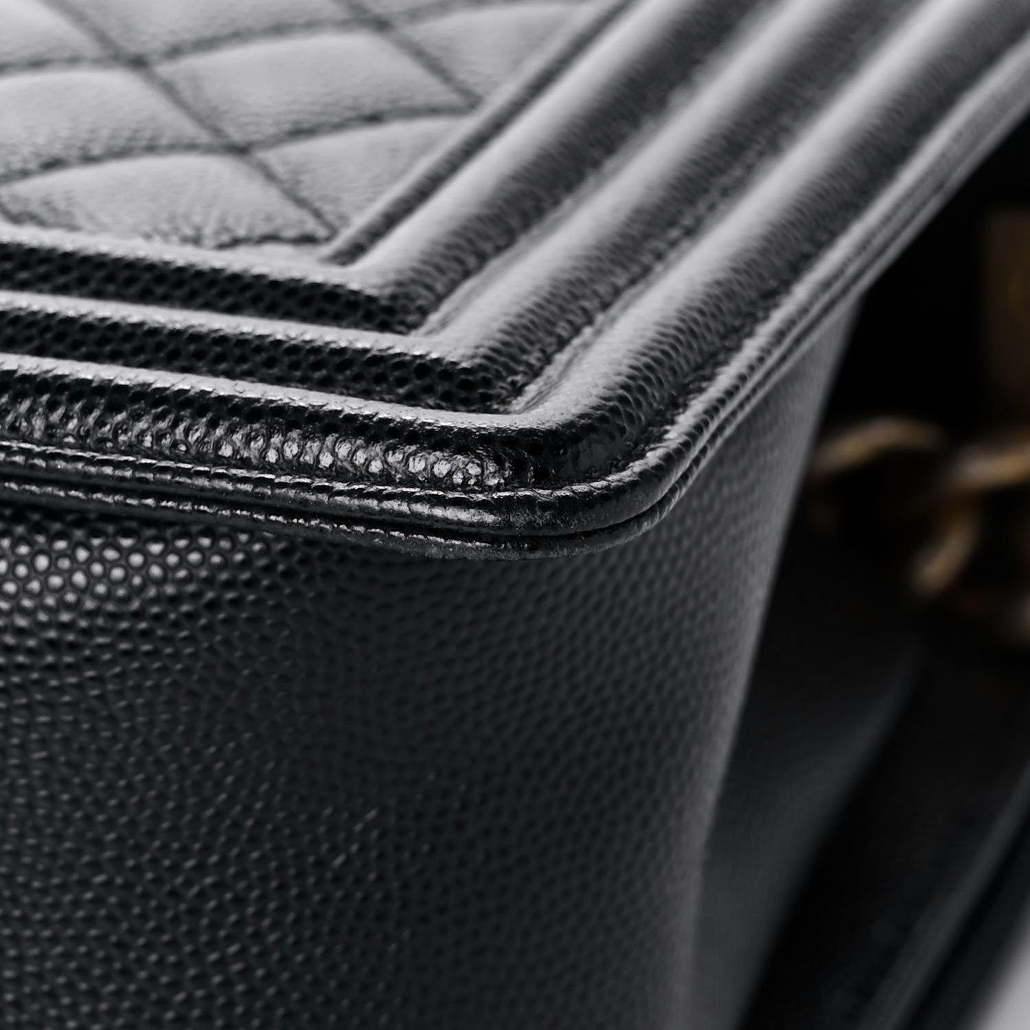 Chanel Caviar Quilted Medium Boy Flap Black 13 of 15