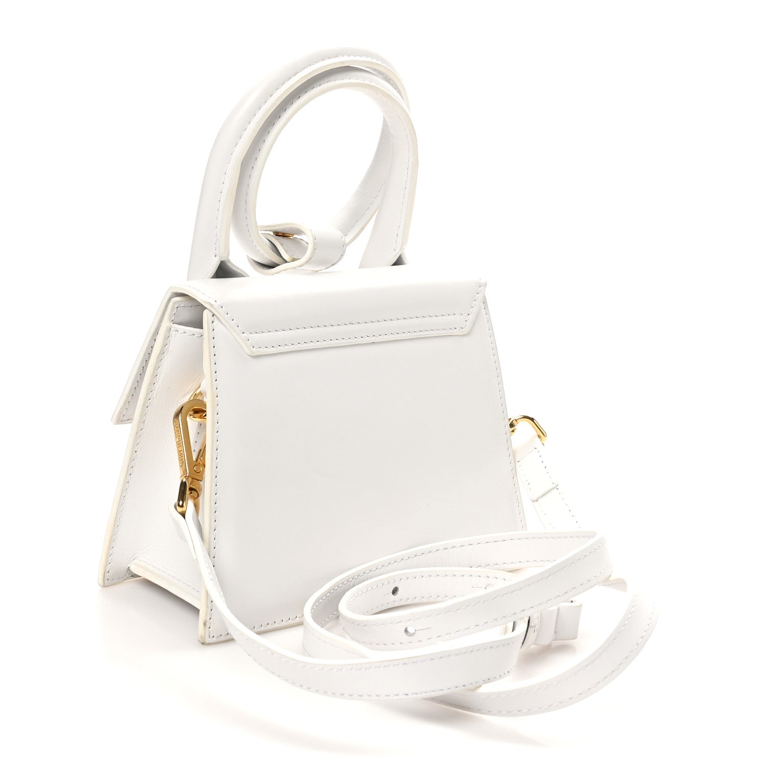 Jacquemus Smooth Calfskin Le Chiquito Noeud White 2 of 9
