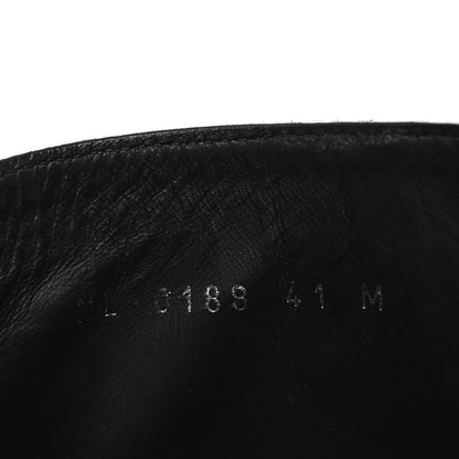Louis Vuitton Calfskin Wonderland Ranger Boots 41 Black 9 of 11