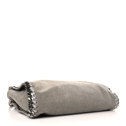Stella McCartney Shaggy Deer Mini Falabella Fold Over Tote Light Grey 4 of 9