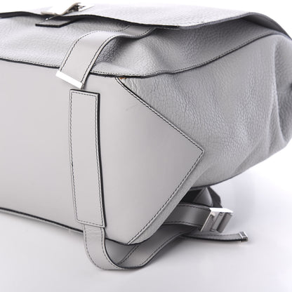 Proenza Schouler Pebbled Calfskin Small PS Courier Backpack Heather Grey 7 of 8