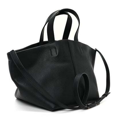 Mansur Gavriel Calfskin Tulipano Bag Black 3 of 11