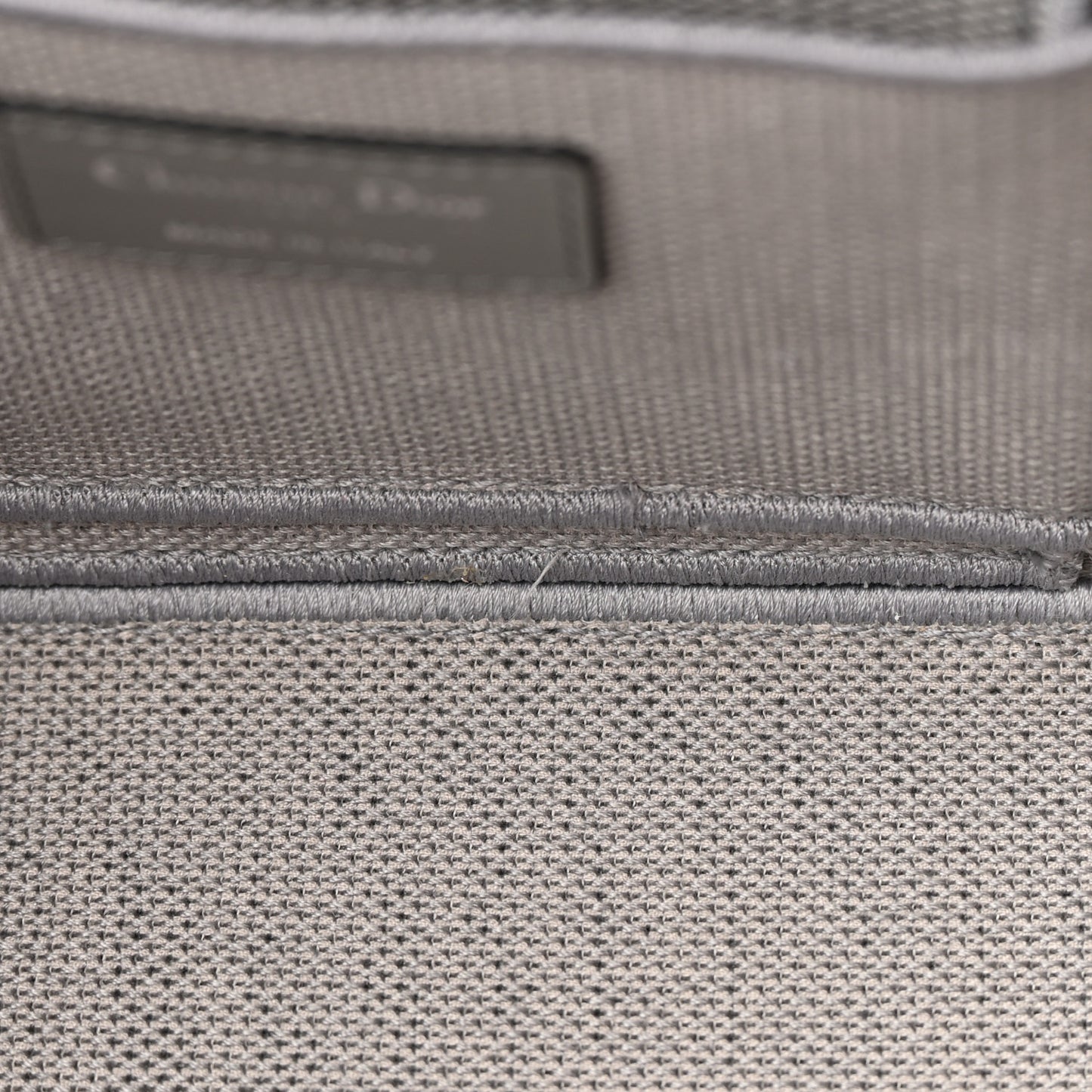 Oblique Diortravel Vanity Case Grey