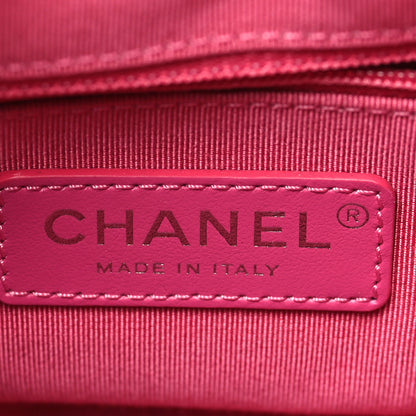 Chanel Aged Calfskin Quilted Small Gabrielle Hobo Pink 7 of 10