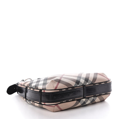 Burberry Nova Check Shoulder Bag Black 4 of 11