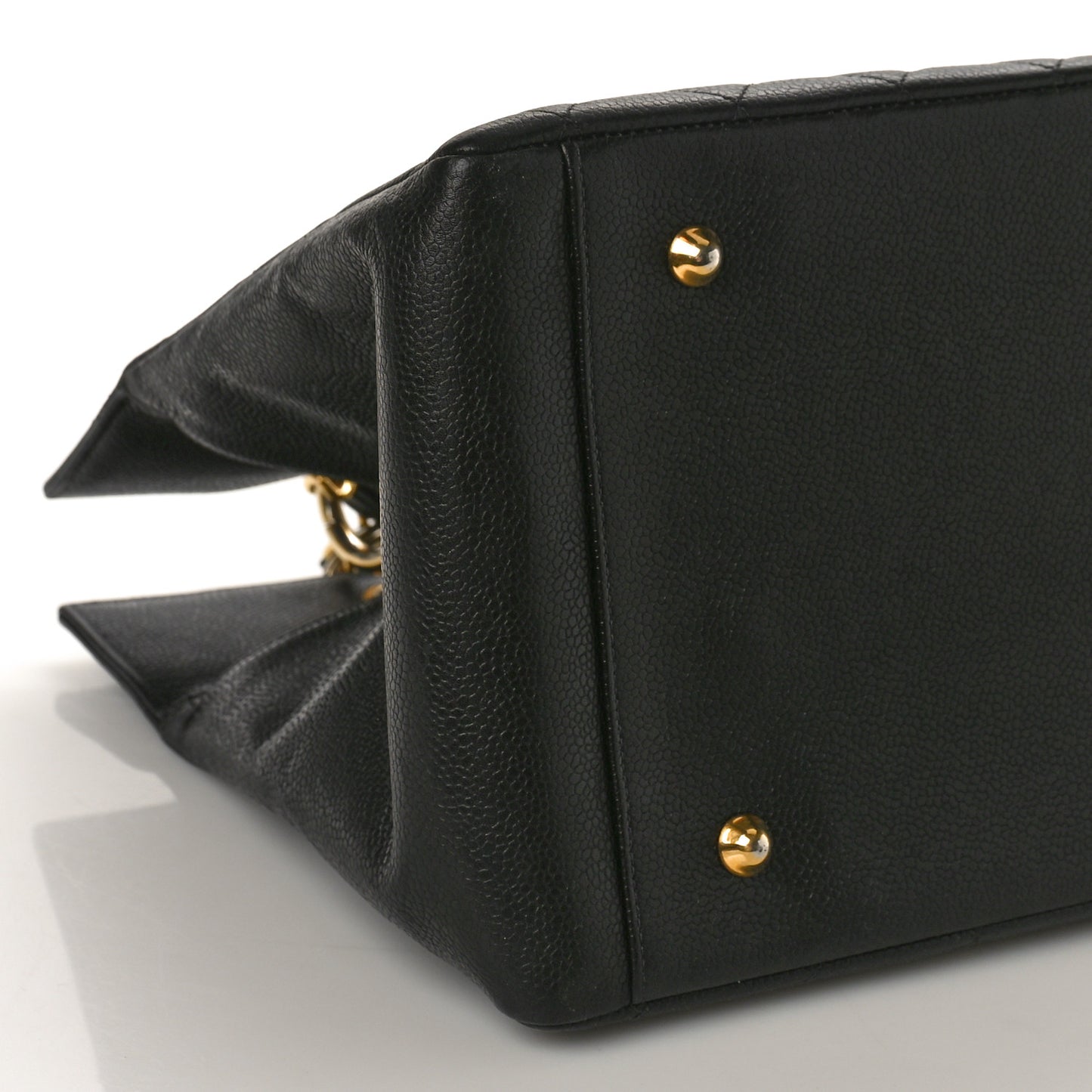 Caviar Quilted Grand Timeless Tote GTT Black