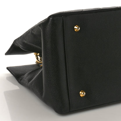 Chanel Caviar Quilted Grand Timeless Tote GTT Black 11 of 12