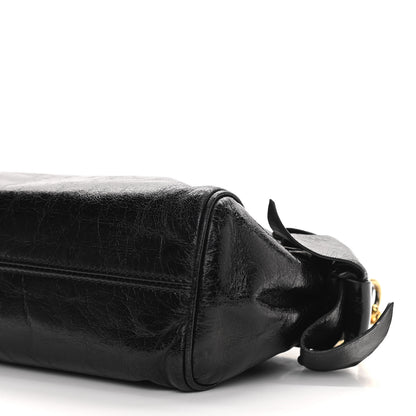 Miu Miu Vitello Lux Bow Bag Black 9 of 10