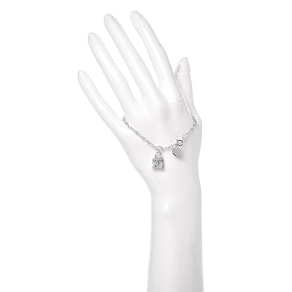 Hermes Sterling Silver Mini Birkin Amulette Bracelet SH 2 of 5