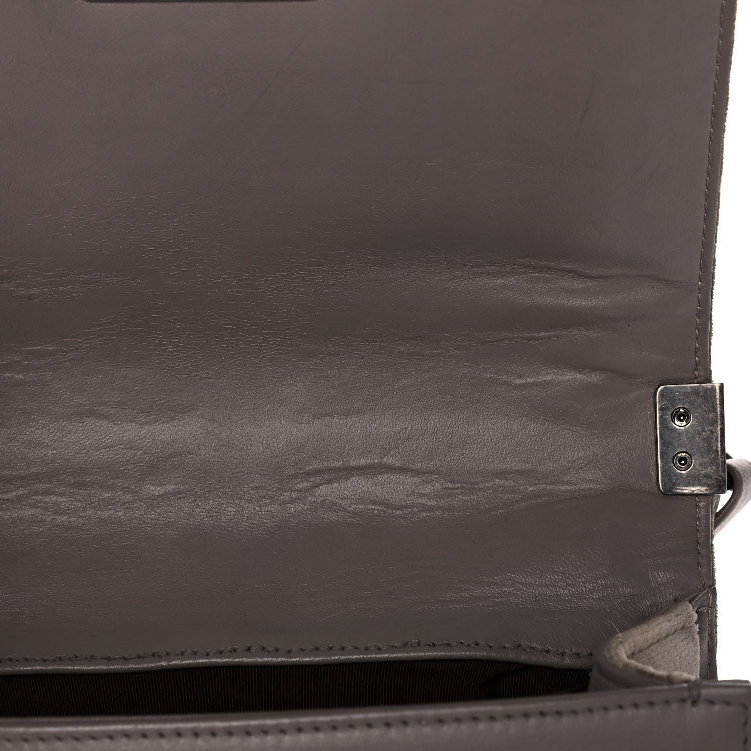Chanel Velvet Quilted Small Boy Flap Grey 15 of 18