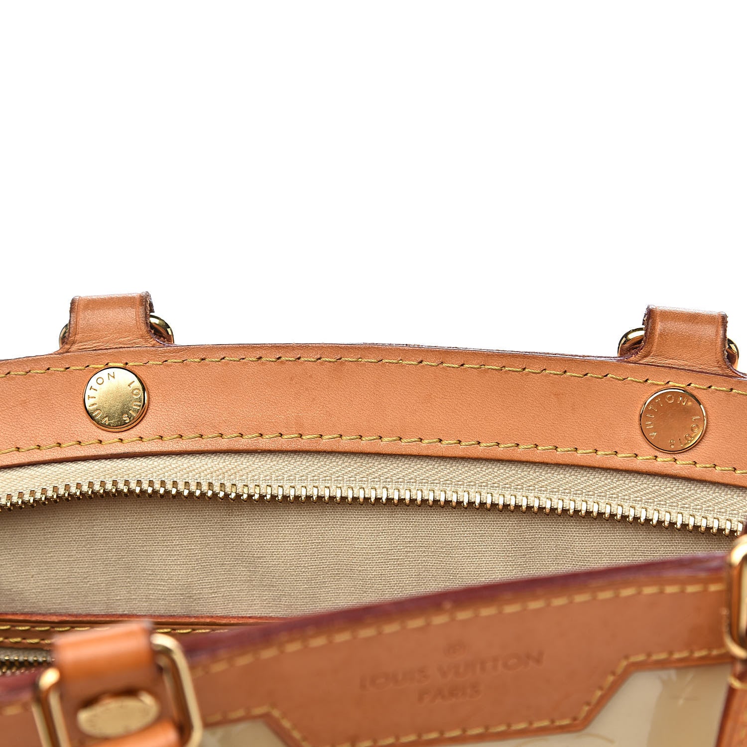 Louis Vuitton Vernis Brea MM Blanc Corail 8 of 16
