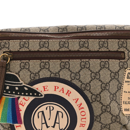 Gucci GG Supreme Monogram Courrier Belt Bag  Beige New Acero 9 of 11
