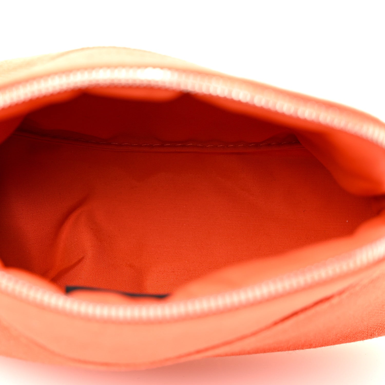 Hermes Cotton Canvas Mini Mini Bolide Travel Cosmetic Pouch Feu 5 of 8