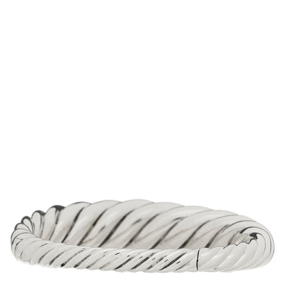 David Yurman Sterling Silver 17mm Pure Form Cable Bracelet 2 of 3