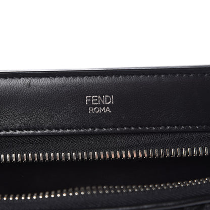 Fendi Shiny Nappa Trapuntata Small DotCom Click Chain Satchel Black 7 of 9