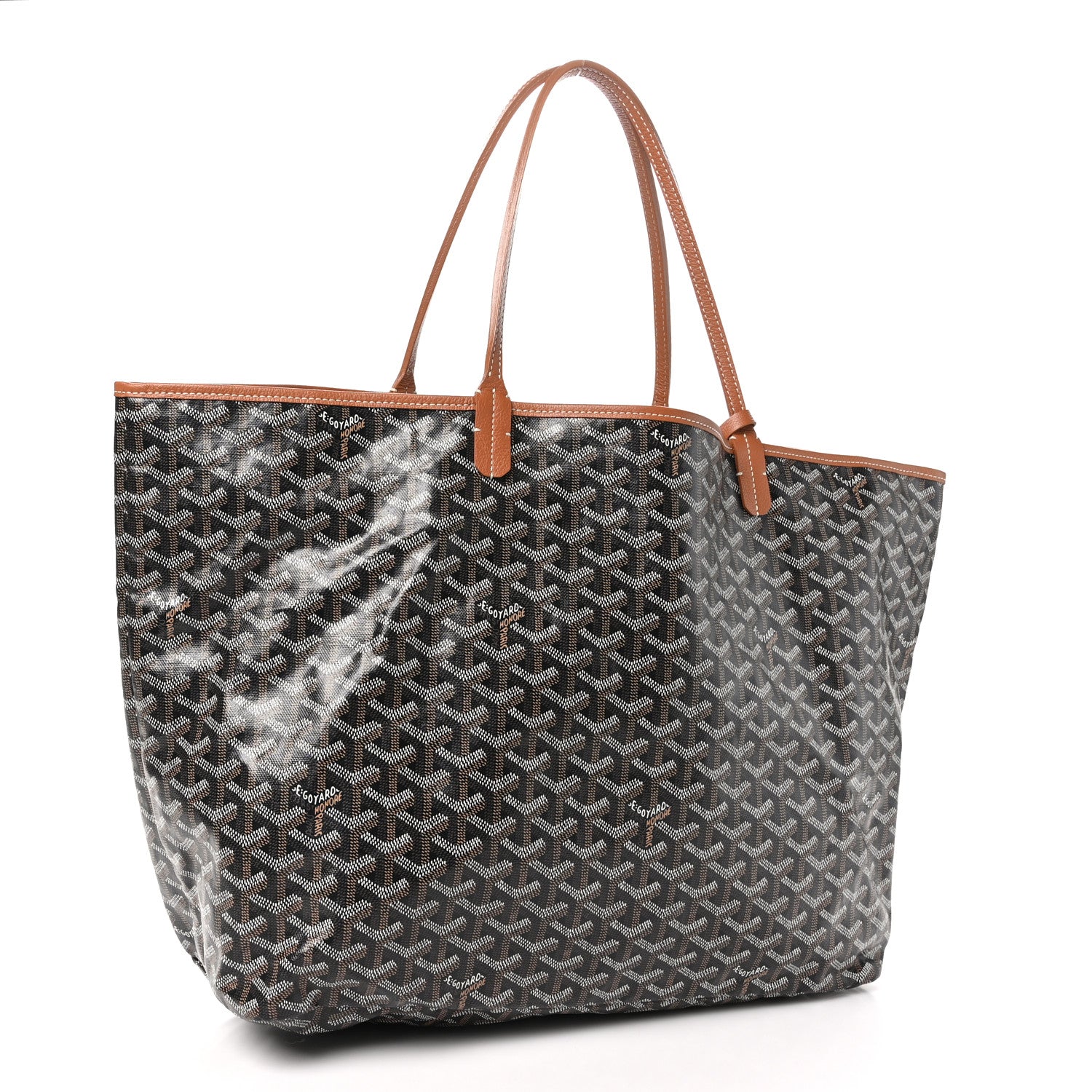 Goyard Goyardine Saint Louis GM Black Gold 4 of 11