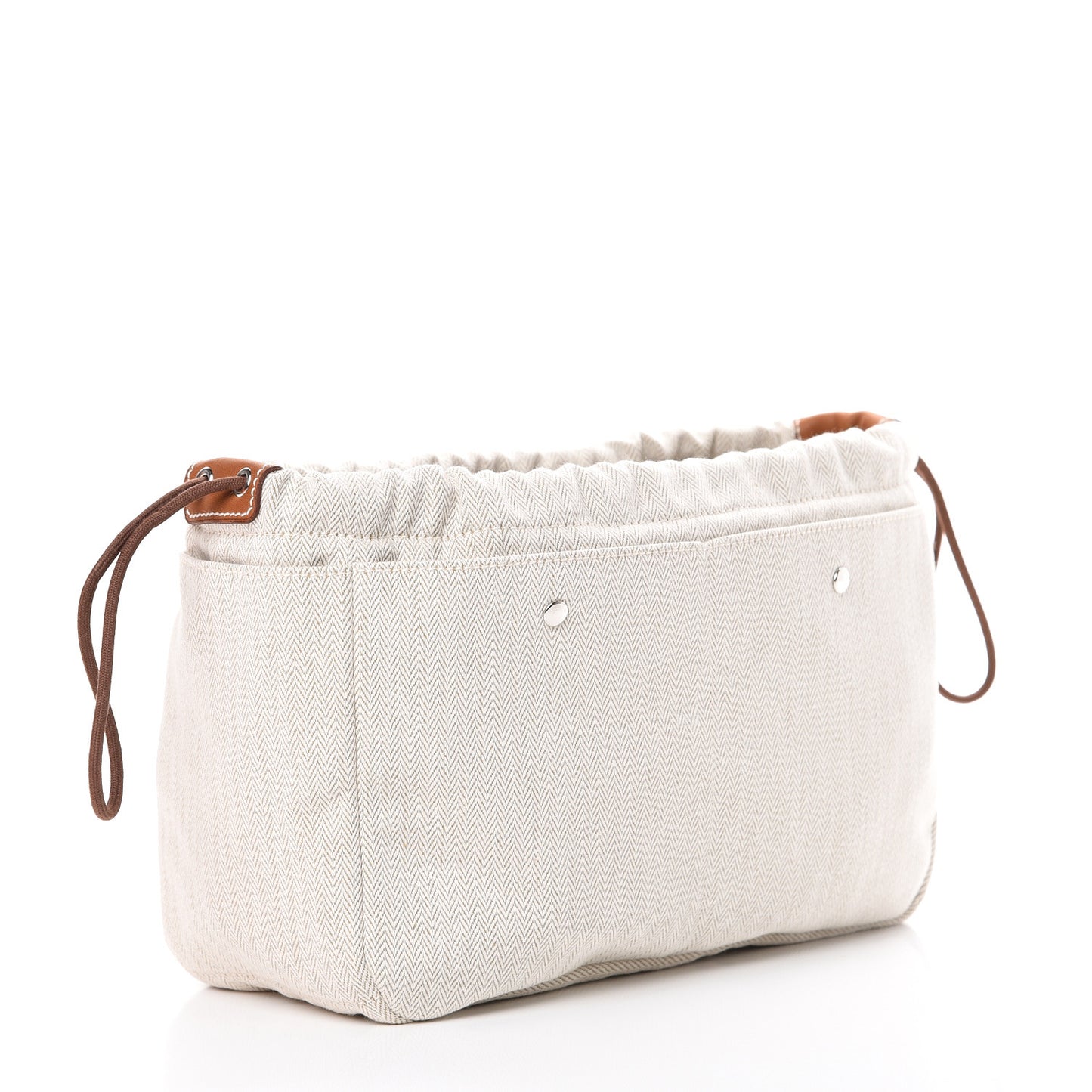 Canvas Barenia Fourbi 25 MM Pouch Naturel Fauve