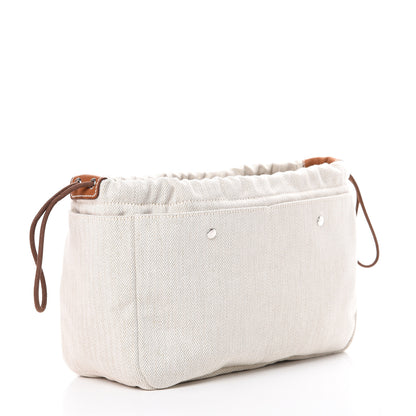 Hermes Canvas Barenia Fourbi 25 MM Pouch Naturel Fauve 2 of 9