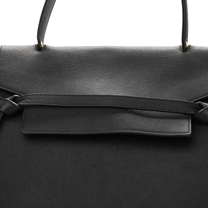 Celine Grained Calfskin Large Belt Bag Black 7 of 10