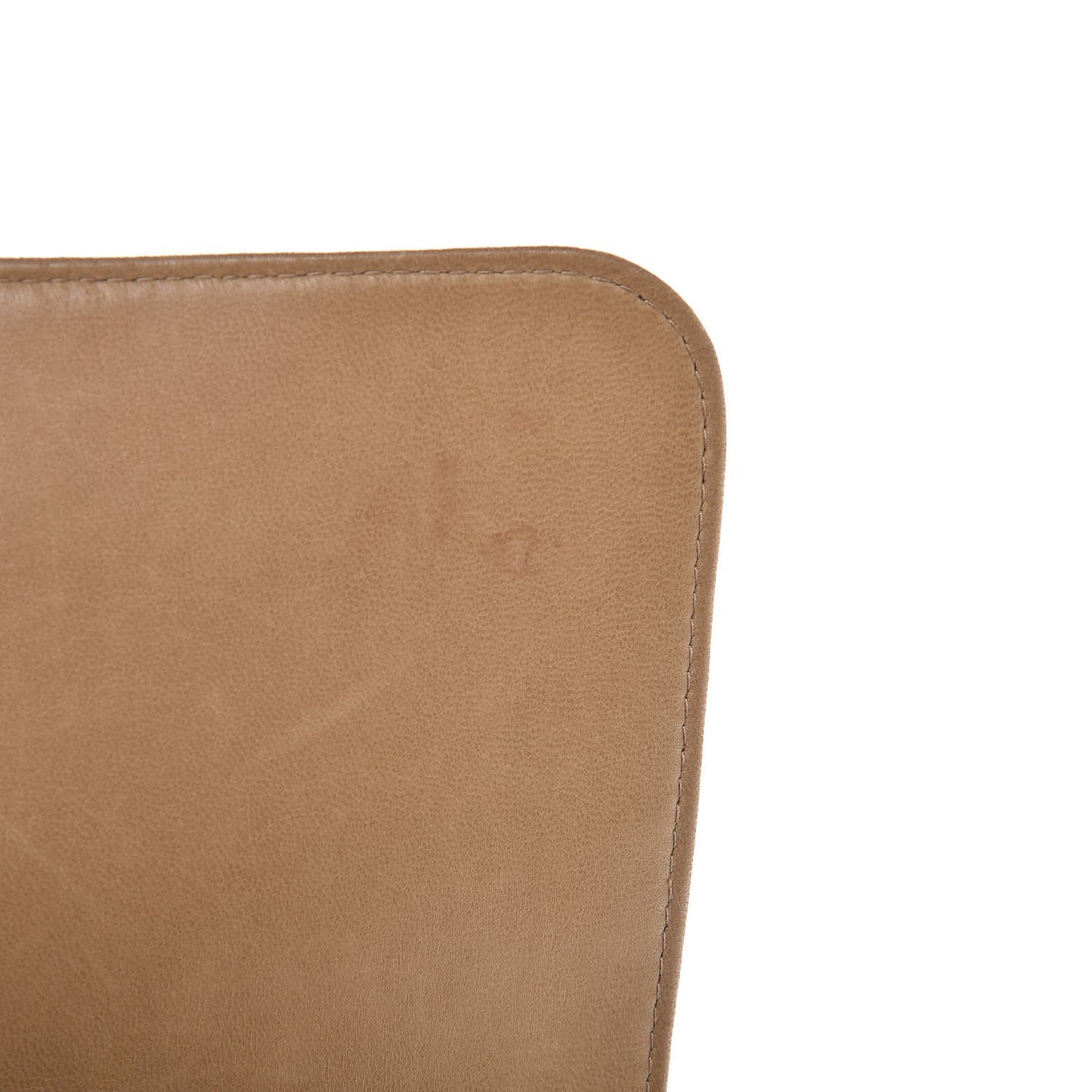 Lambskin Quilted Jumbo Single Flap Dark Beige