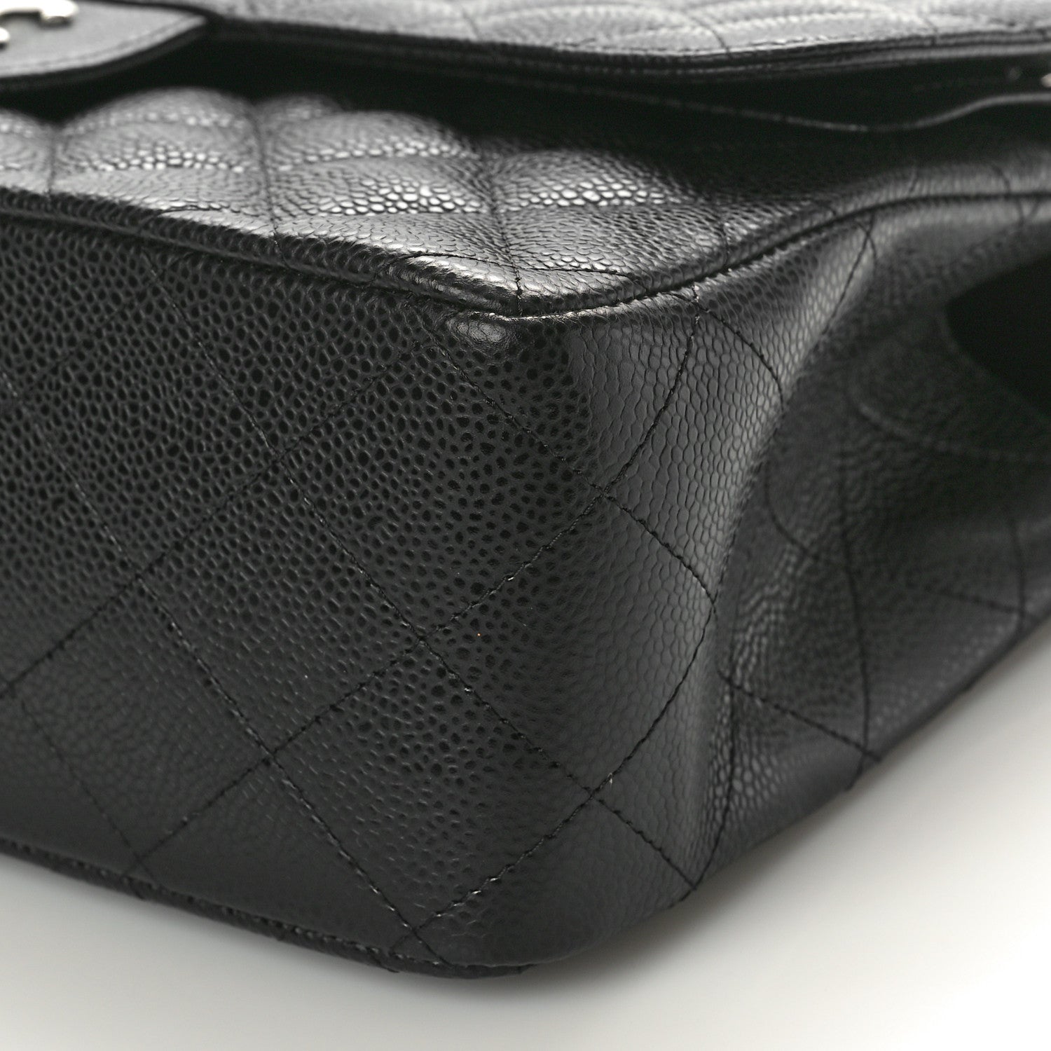 Chanel Caviar Quilted Jumbo Double Flap Black 10 of 10