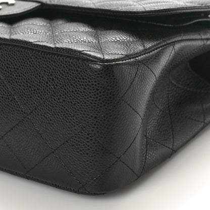 Chanel Caviar Quilted Jumbo Double Flap Black 10 of 10
