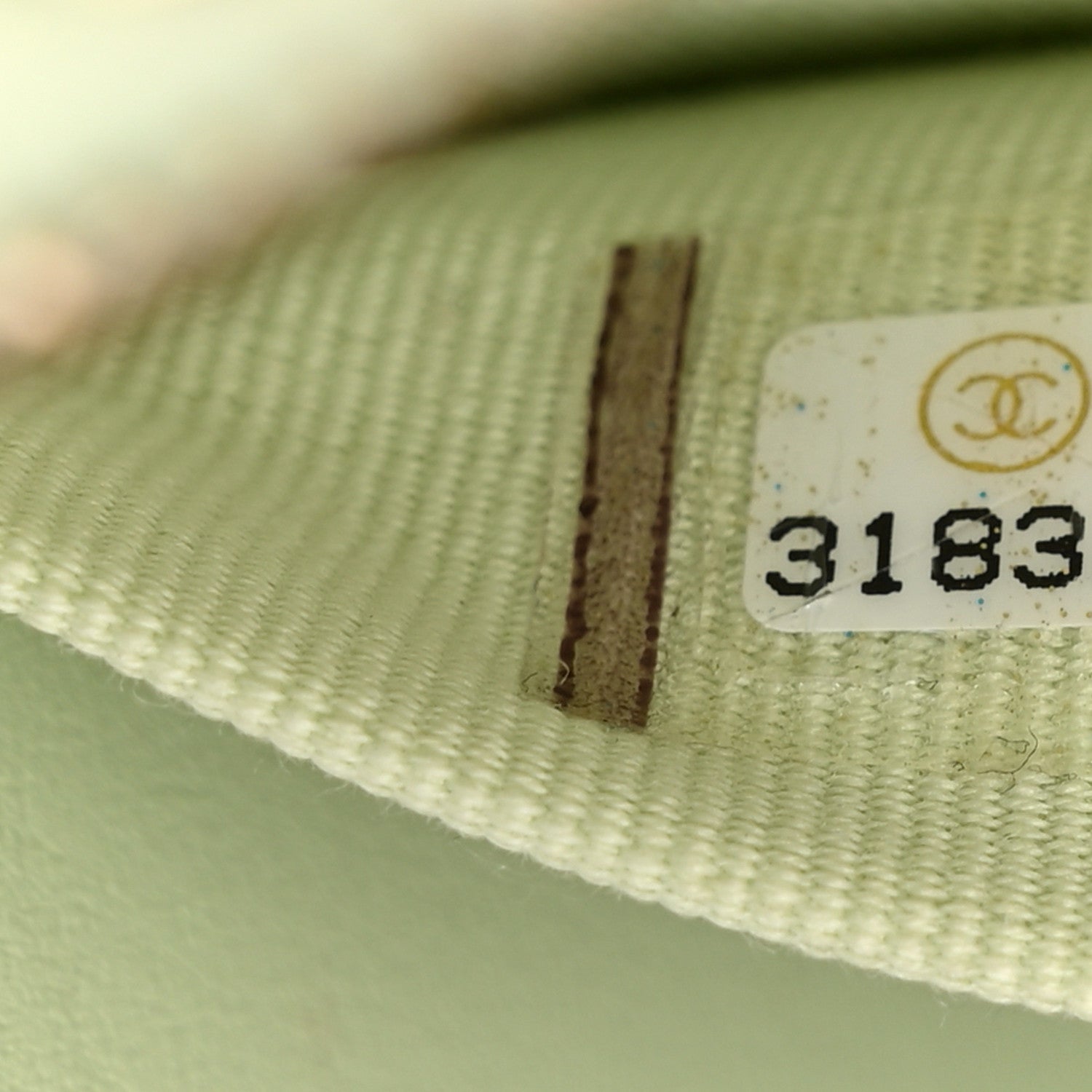 Chanel Caviar Quilted Round Handle With Care Vanity With Chain Light Green 8 of 12