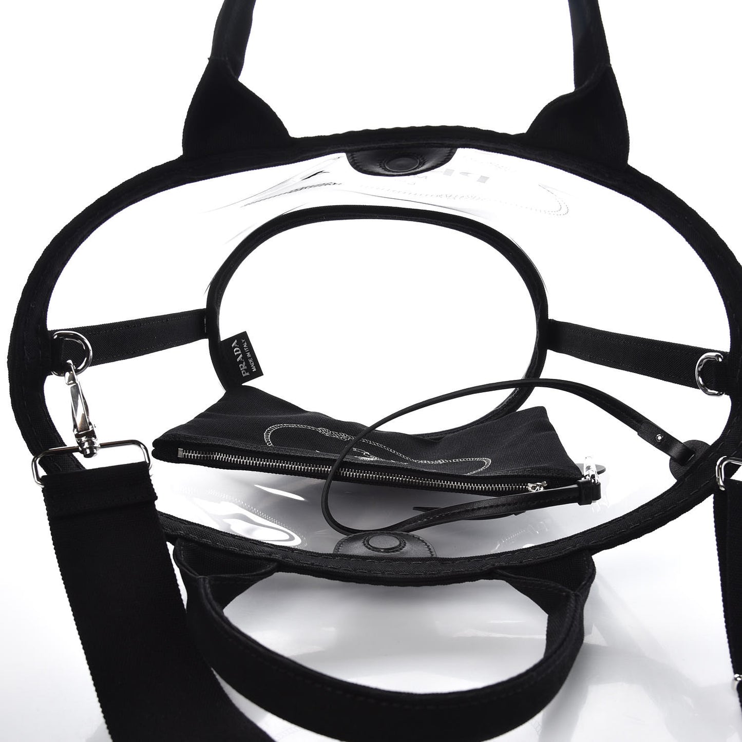 Plexiglass Canapa Small Shopper Tote Black