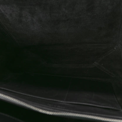 Celine Supple Natural Calfskin Medium Tri-Fold Bag Black 5 of 10