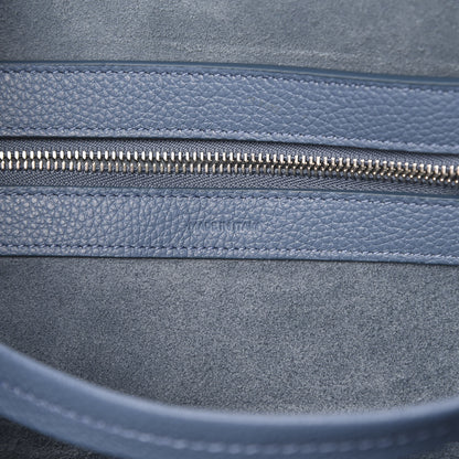 Celine Soft Grained Calfskin Small Belt Cabas Phantom Slate Blue 7 of 11