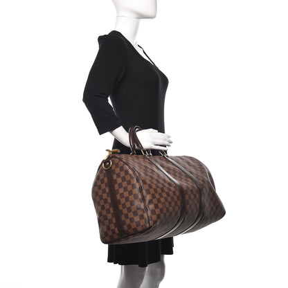 Louis Vuitton Damier Ebene Keepall Bandouliere 45 2 of 12