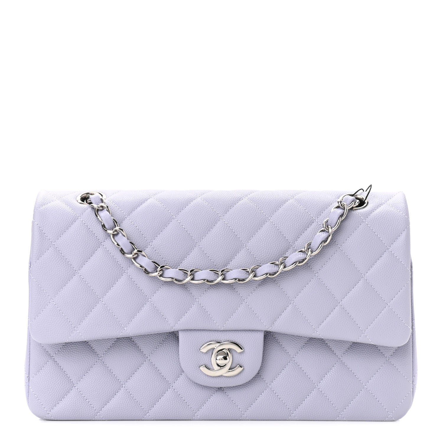 Chanel Caviar Quilted Medium Double Flap Light Purple 1 of 10