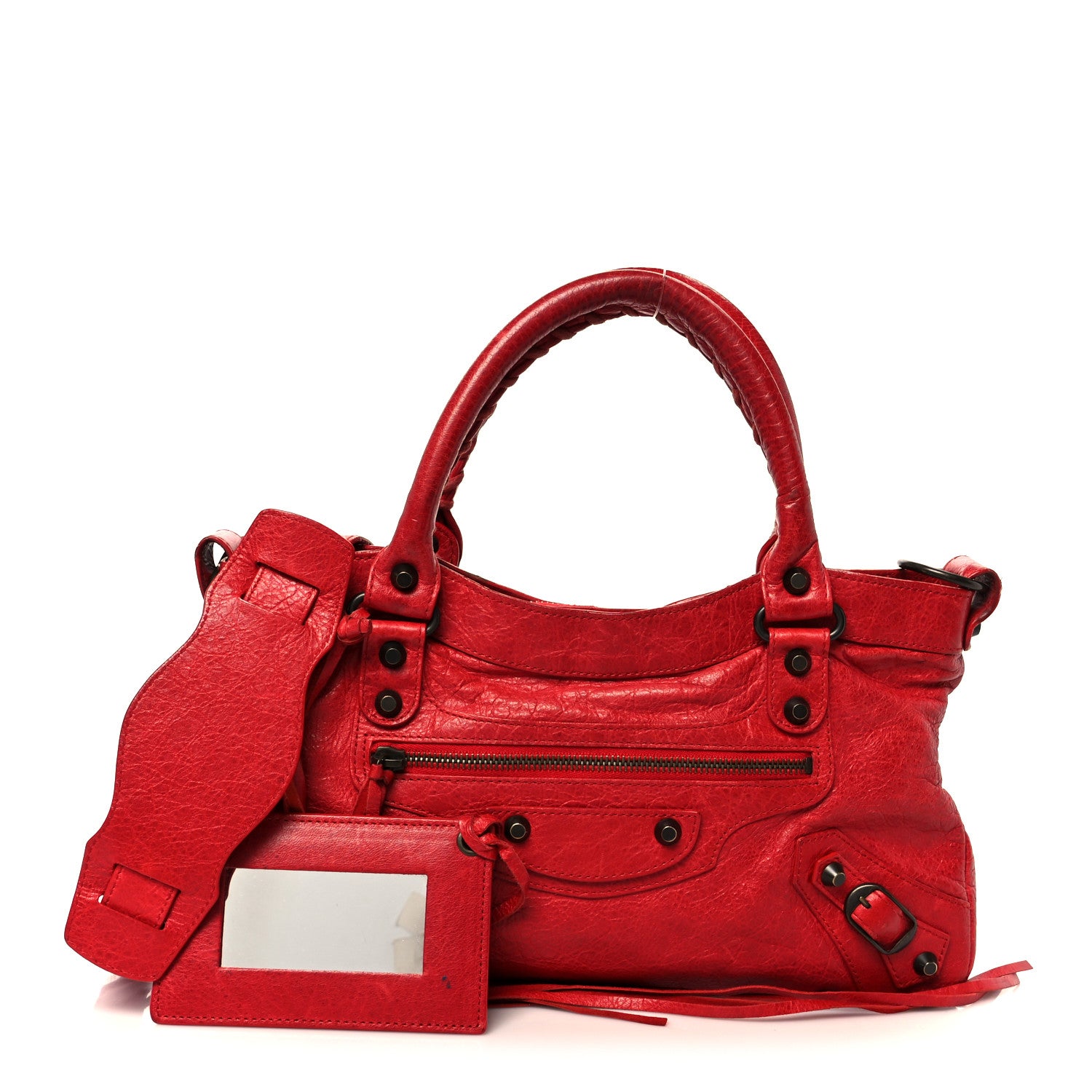 Balenciaga Agneau Classic Hardware First Coquelicot 3 of 11