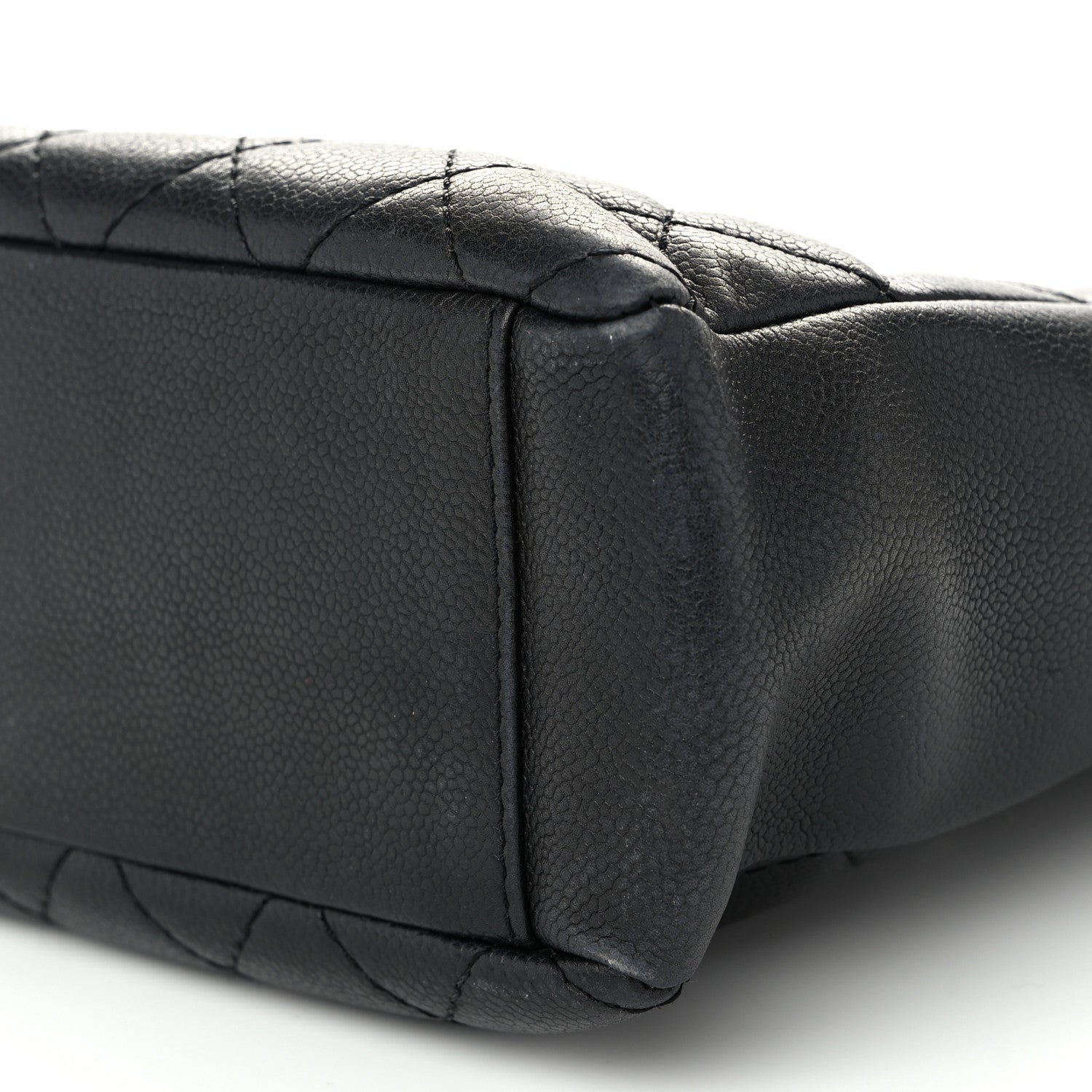 Chanel Caviar Quilted Petit Shopping Tote PST Black 10 of 11