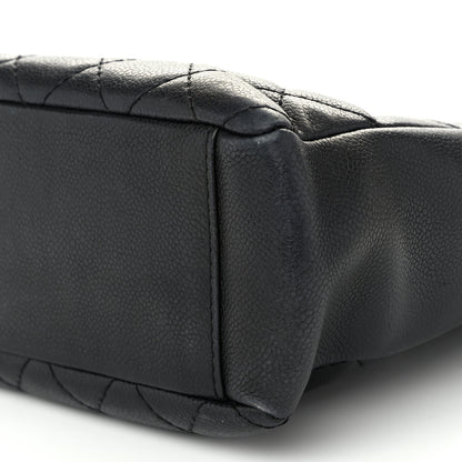 Chanel Caviar Quilted Petit Shopping Tote PST Black 10 of 11