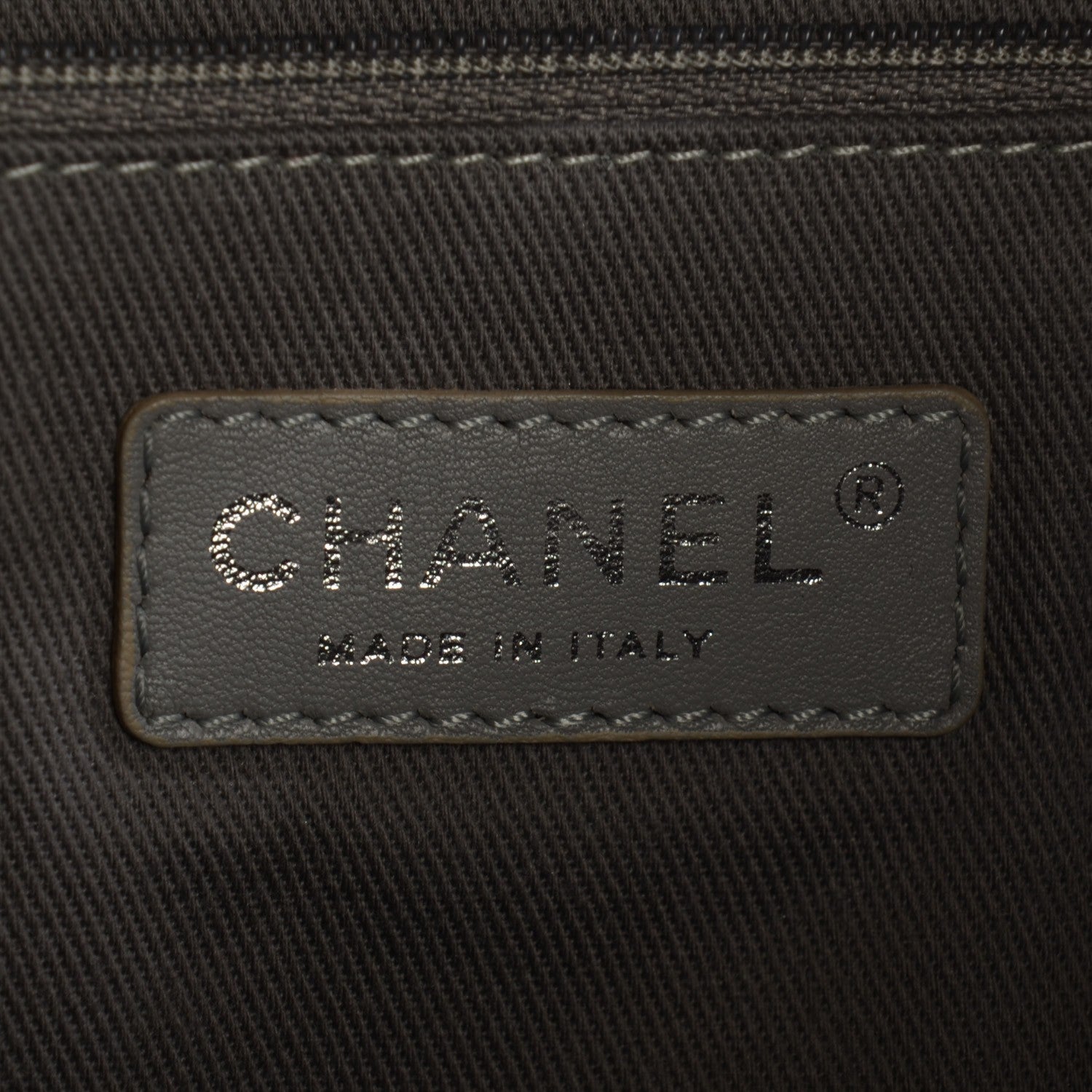 Chanel Canvas Deauville Large Tote Grey 8 of 8