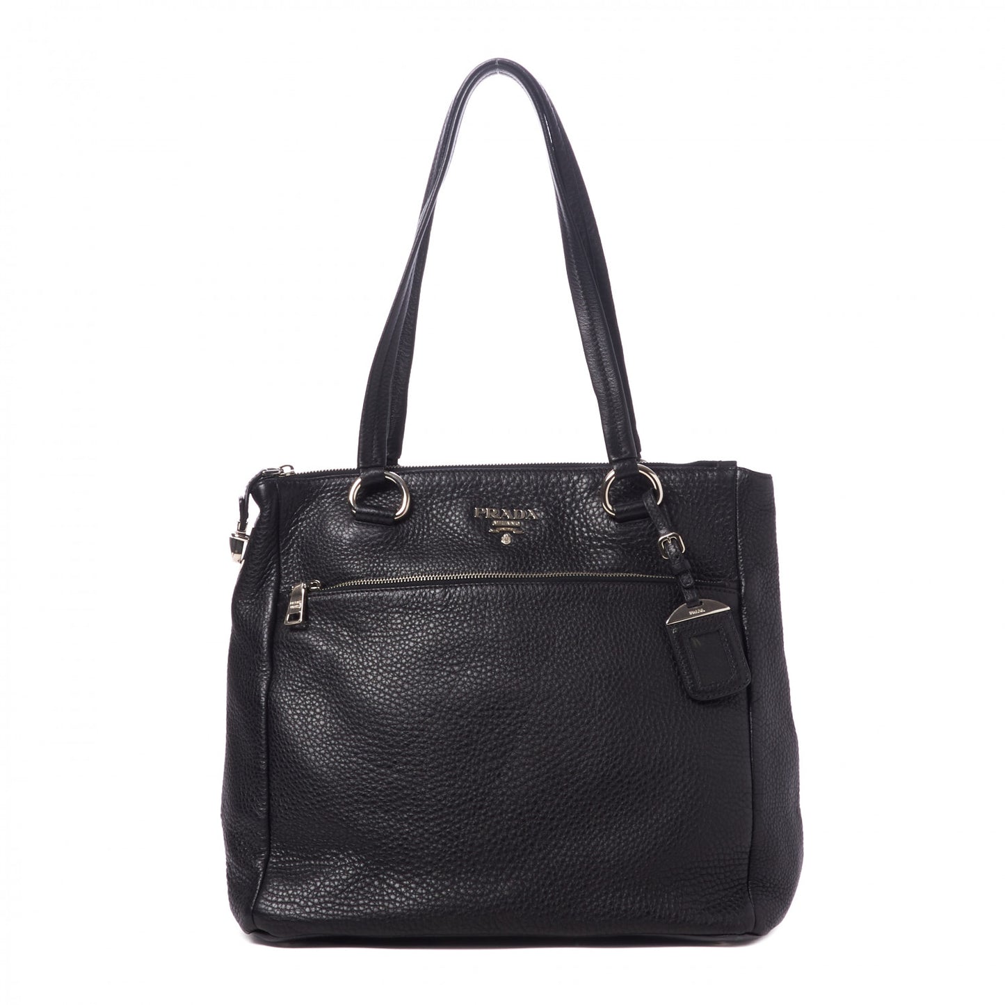 Vitello Daino Tote Black