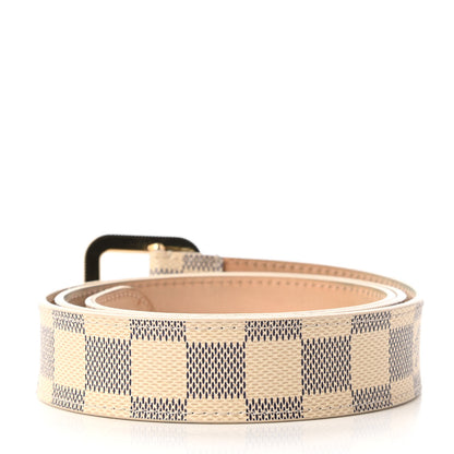 Louis Vuitton Damier Azur 30mm Tresor Belt 90 36 2 of 7