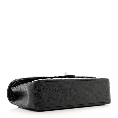 Chanel Caviar Quilted Medium Double Flap Black 4 of 10