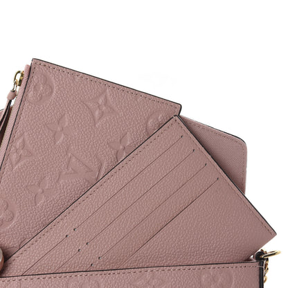 Louis Vuitton Empreinte Pochette Felicie Chain Wallet Rose Poudre 7 of 10