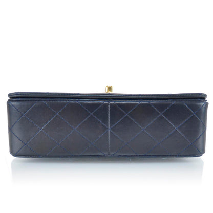 Chanel Lambskin Quilted Small Flap Navy Blue 5 of 10